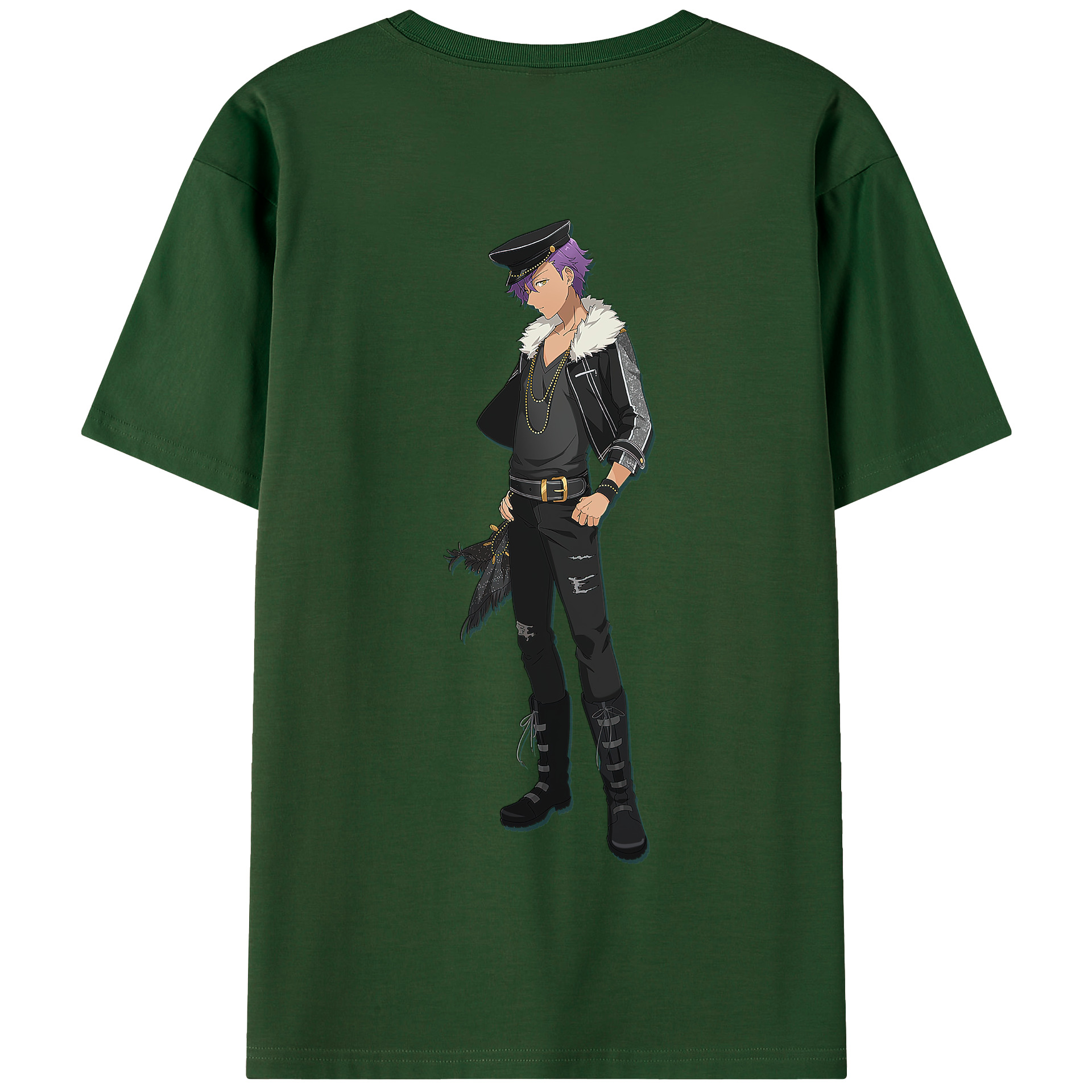 （画像用） あんさんぶるスターズ! Ensemble Stars 綿100％半袖Tシャツ（背面プリント）